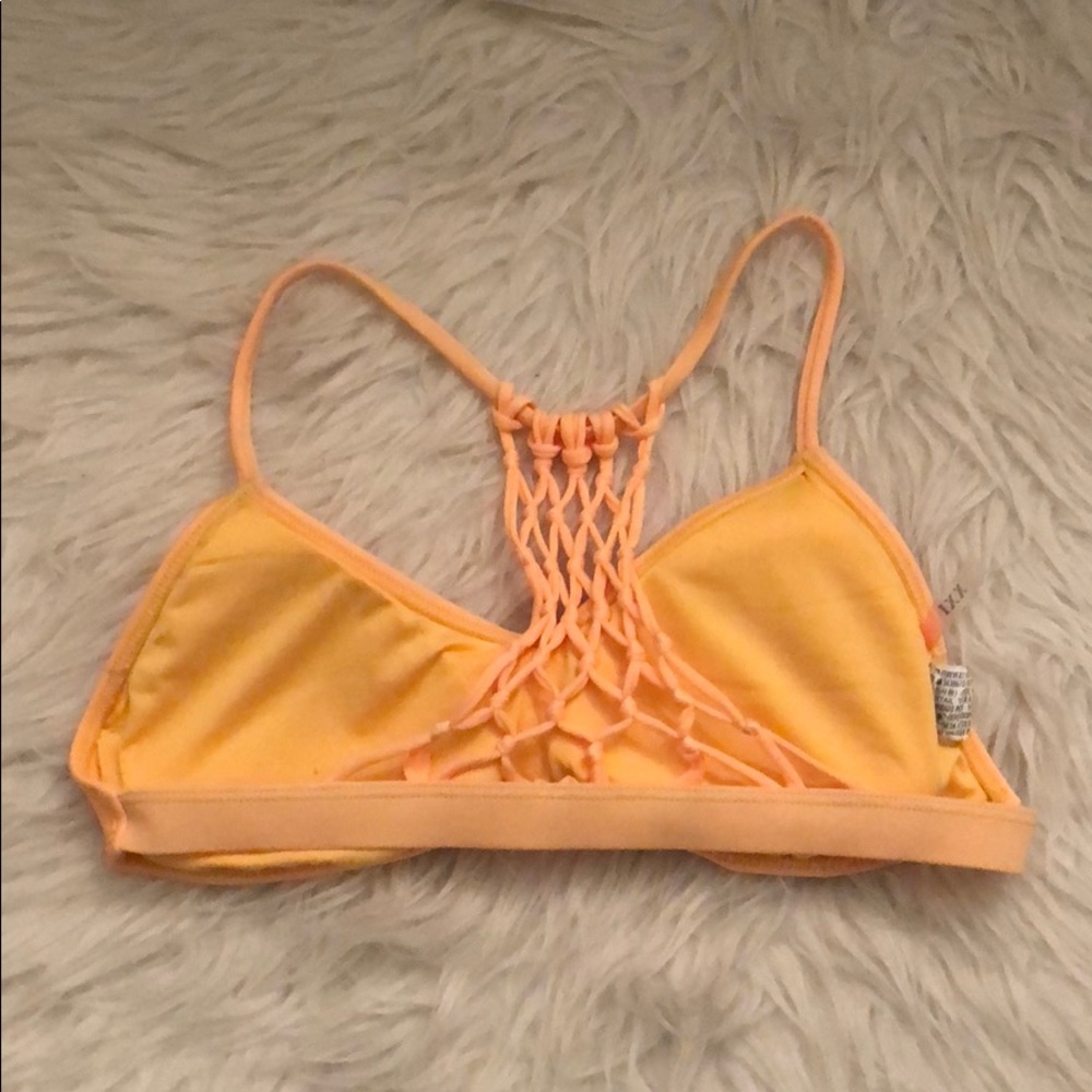 Yellow Racerback Bikini Top - Picture 2 of 2